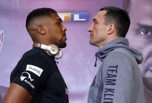 Anthony Joshua and Wladimir Klitschko