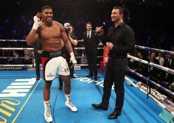 Anthony Joshua and Wladimir Klitschko
