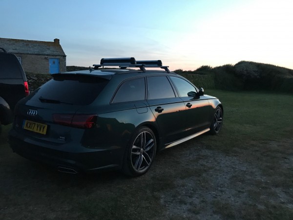 The Gotland Green Audi A6 looks good from nearly every angle
