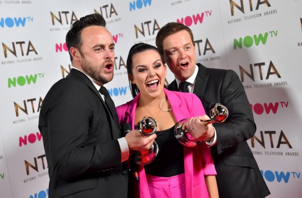 Scarlett Moffatt with Ant and Dec