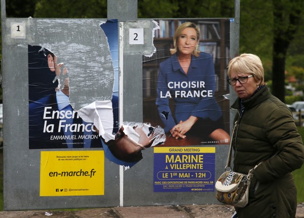 French election posters