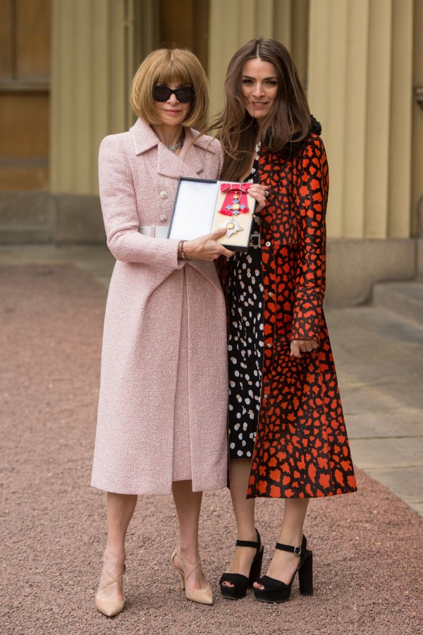 Dame Anna Wintour and her daughter Bee Schaffer 