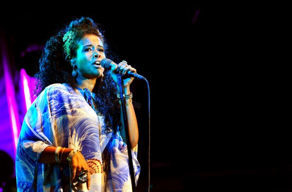 Kelis performs at the Summer Series at Somerset House, London.