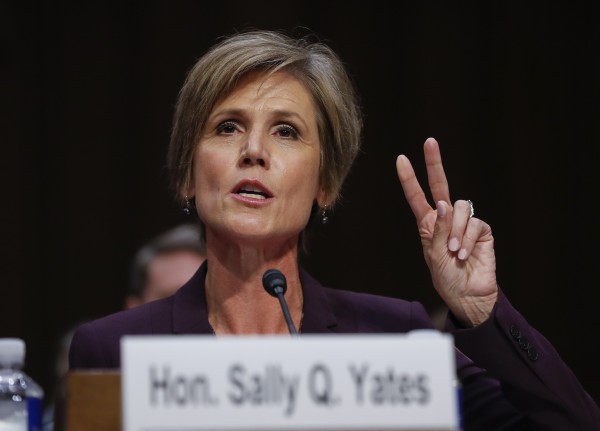 sally yates (Pablo Martinez Monsivais/AP)