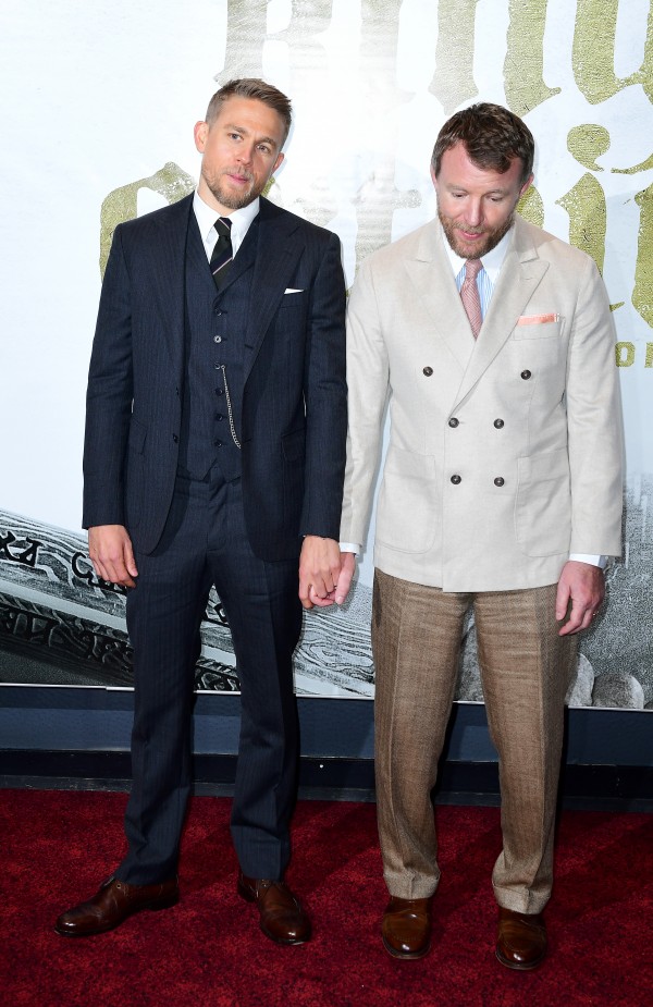 Charlie Hunnam and Guy Ritchie