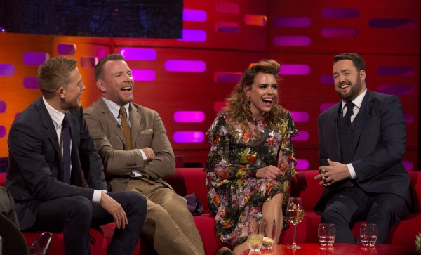 Charlie Hunnam, Guy Ritchie, Billie Piper and Jason Manford on The Graham Norton Show (Isabel Infantes/PA)