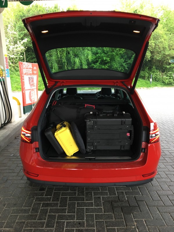 The Superb's boot swallows up almost everything