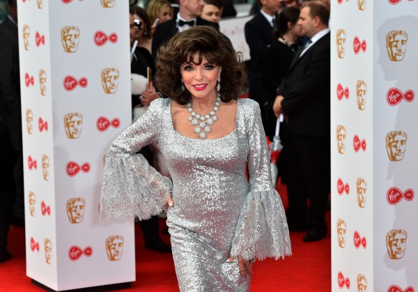 Dame Joan Collins at the Baftas (Matt Crossick/PA)