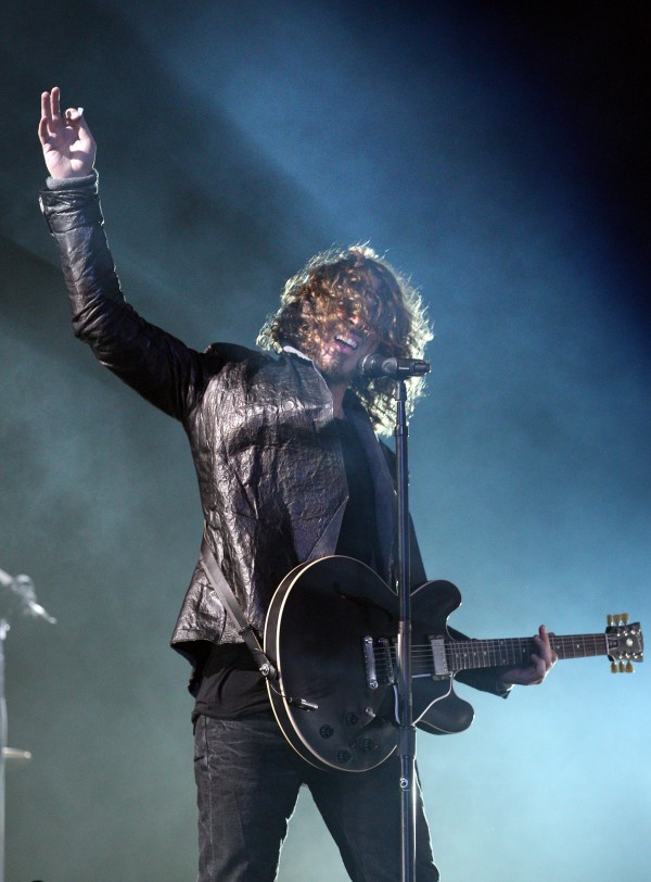 hris Cornell of Soundgarden performs at the Hard Rock Calling music festival in Hyde Park, London.