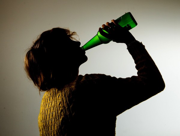 Woman drinking