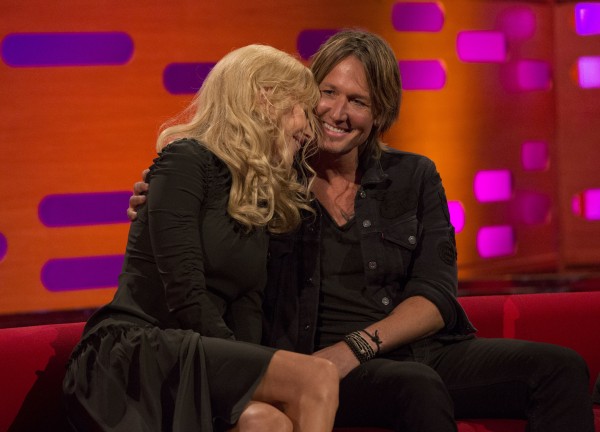 Nicole Kidman and Keith Urban on The Graham Norton Show (Isabel Infantes/PA)