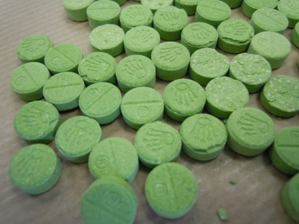 Stock photo issued by Police Scotland of drugs sold as ectasy