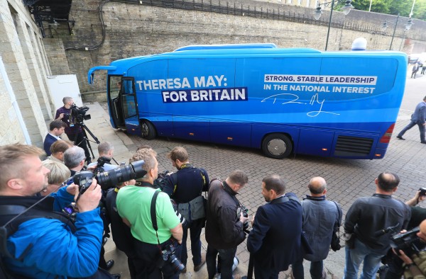 Theresa May's lead over Labour cut in half after manifesto flops