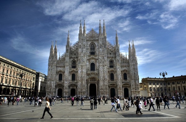 A general view of the Milan Cathedral