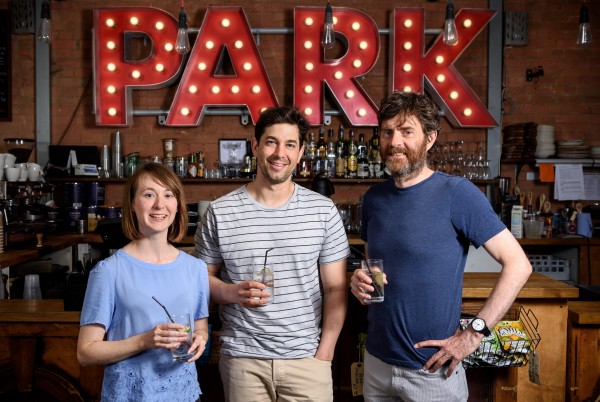 Bryony Hannah, Adam Garcia and Paul Higgins