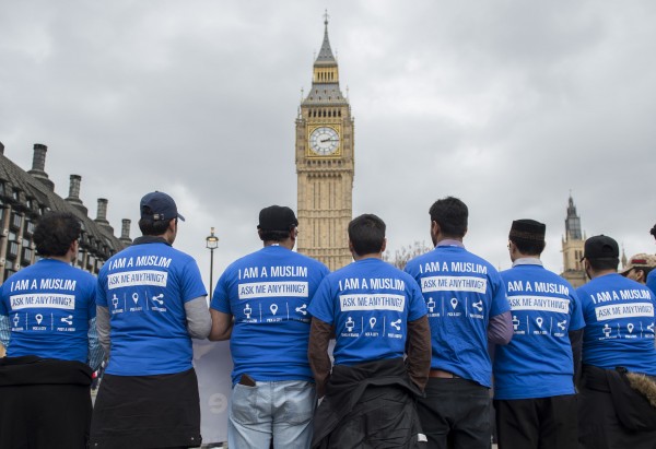 PABEST Members of Ahmadiyya Muslim Association pay their respects in Parliament Square