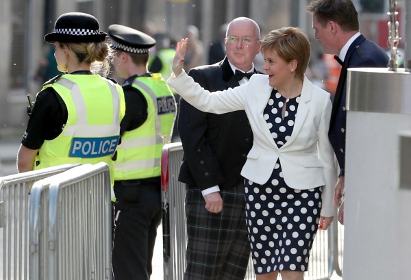 Sturgeon arrives