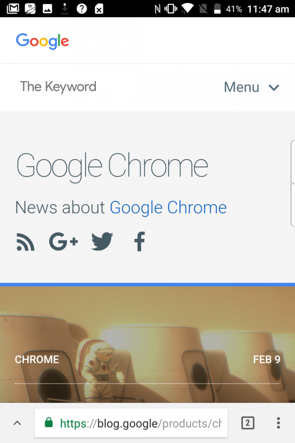 Google is testing a redesign of its Chrome  web browser BT