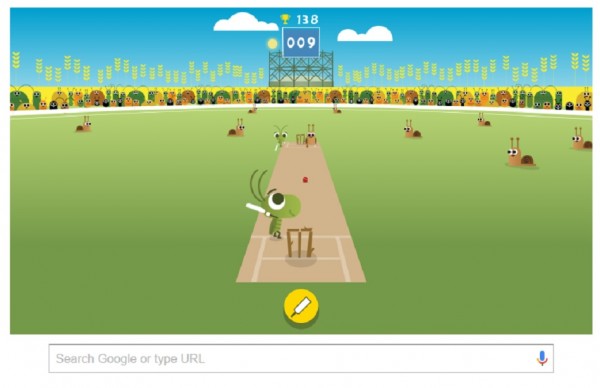 Google Creates Awesome Cricket Game Doodle To Mark Start Of The