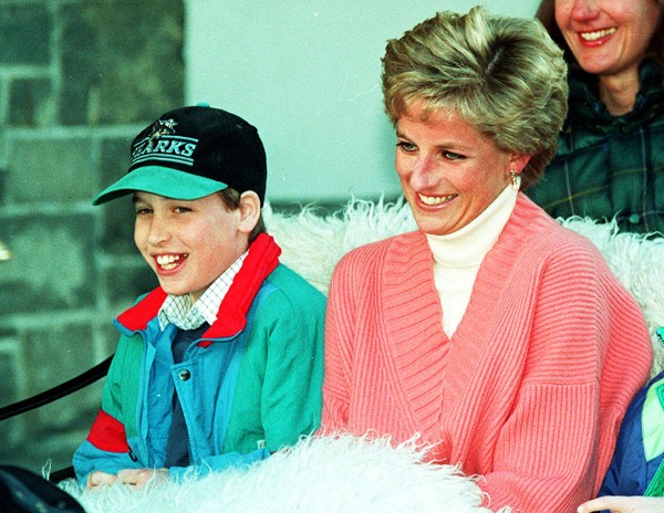 Diana and Prince William (Martin Keene/PA)
