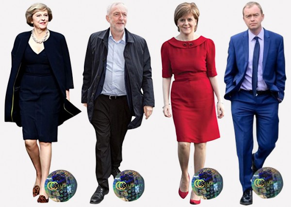 Politician cutouts.