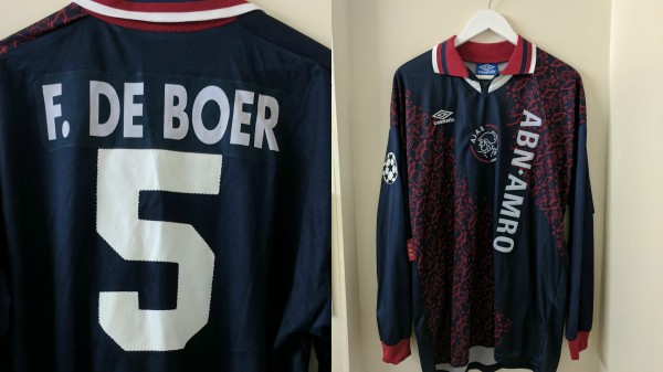 ajax champions league jersey