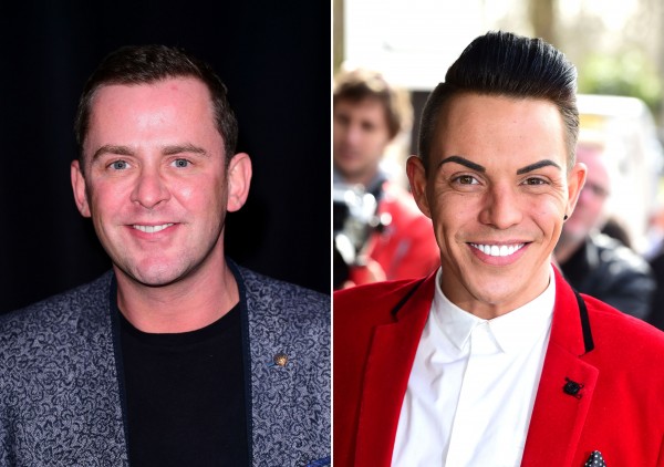 Radio 1 DJ Scott Mills (left) and Bobby Norris (right) 