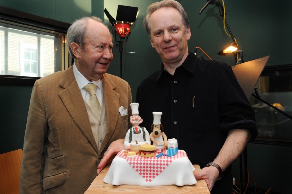 Peter Sallis and Nick Park (Joel Ryan/PA)