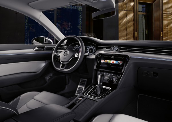 The Arteon's interior is classic VW