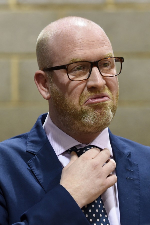 UKIP leader Paul Nuttall at the Peter Paine Performance Centre in Boston, as counting is under way for the General Election 2017