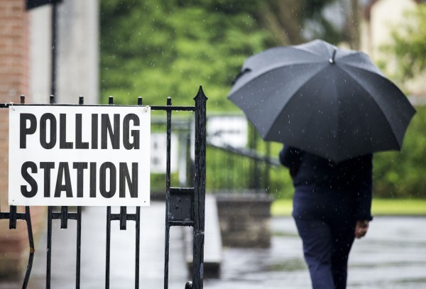 Polling station.