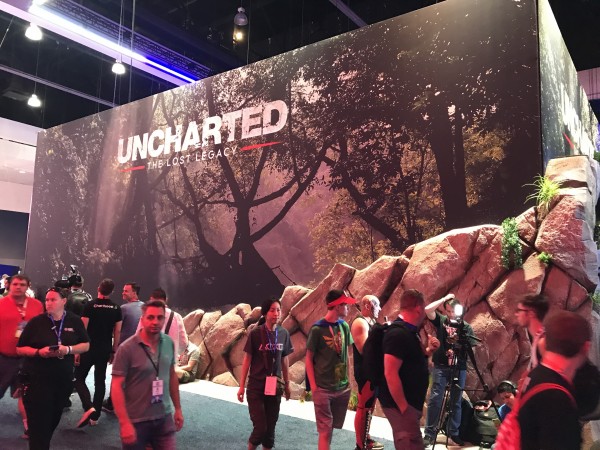 The Uncharted booth at E3