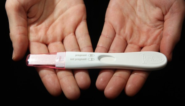 Pregnancy test.