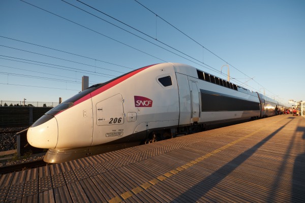 A TGV at Avignon station