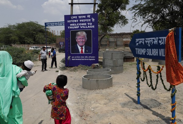 Toilet charity gets Indian village to take on Trump name Toilet charity gets Indian village to take on Trump name