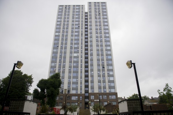 Chalcots Estate in Camden was evacuated (David Mirzoeff/PA)