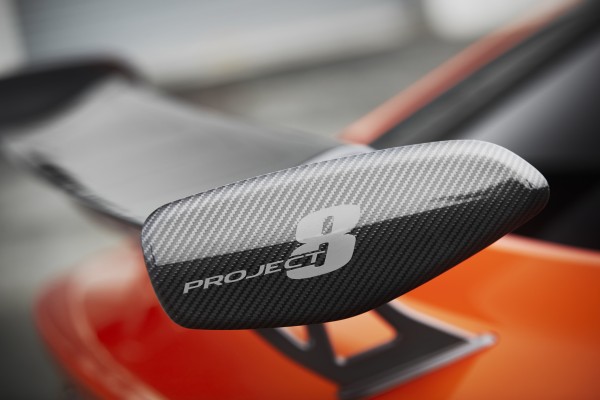 Carbon-fibre has been used extensively in the Project 8