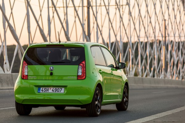 The Skoda's compact size makes it ideal for city driving