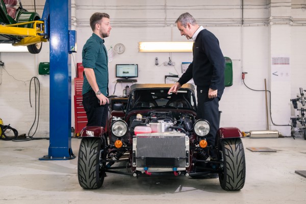 Graham Macdonald is hands-on when it comes to Caterham