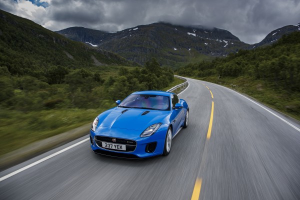 This shade of blue is all-new to the F-Type