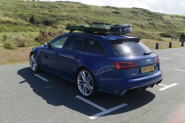 The RS6 proved to be a surprisingly versatile surf wagon