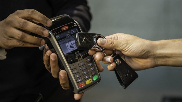 DS Automobiles contactless payment car key