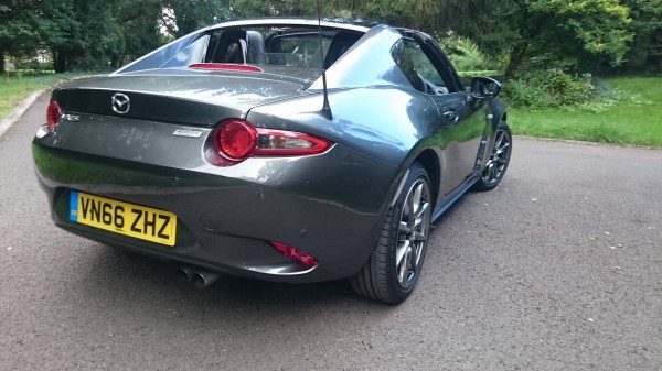 The MX-5 looks sleek from all angles