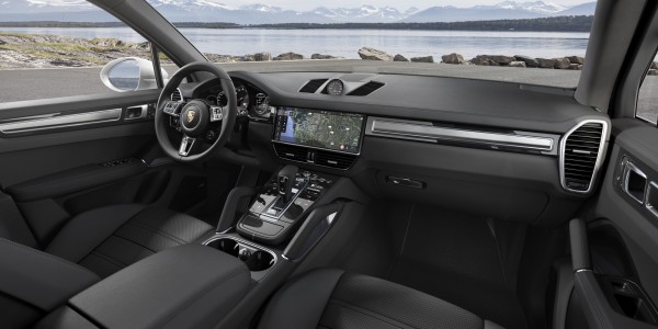 The Cayenne's interior features Porsche's latest infotainment system