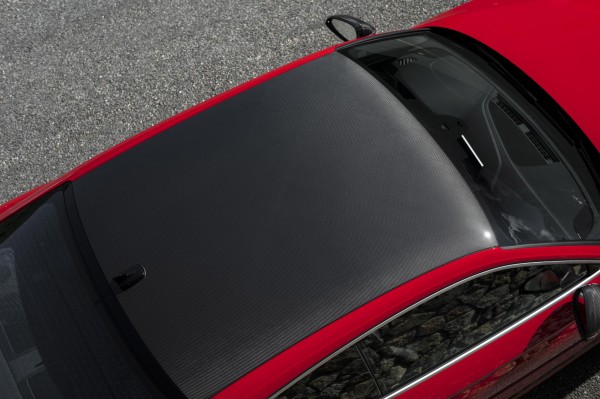 The RS5 gains a lighter carbon-fibre-reinforce polymer roof