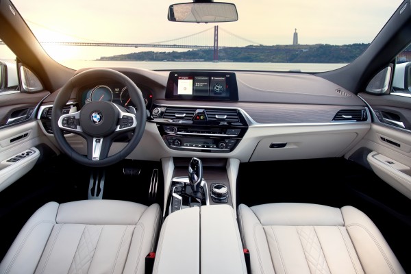 The interior of the 6 Series GT is spacious