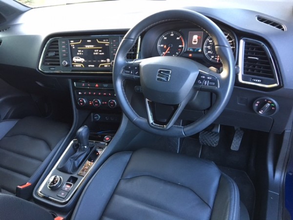 The Ateca's interior is solidly built