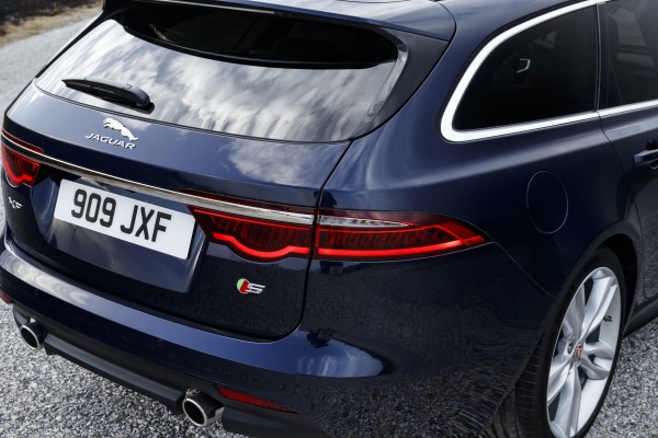 The XF's rear end is smartly finished