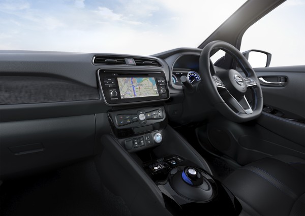 The interior of the new Leaf has been lifted with better materials