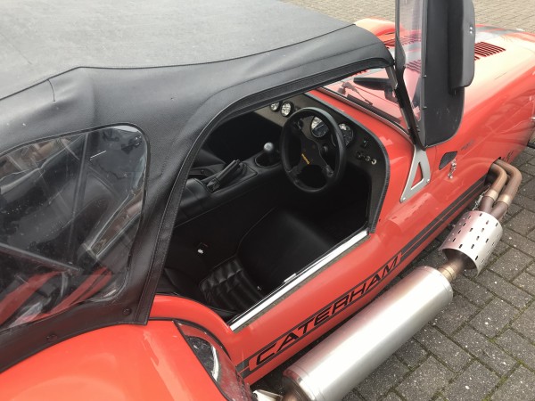 The Caterham's cabin is surprisingly comfortable
